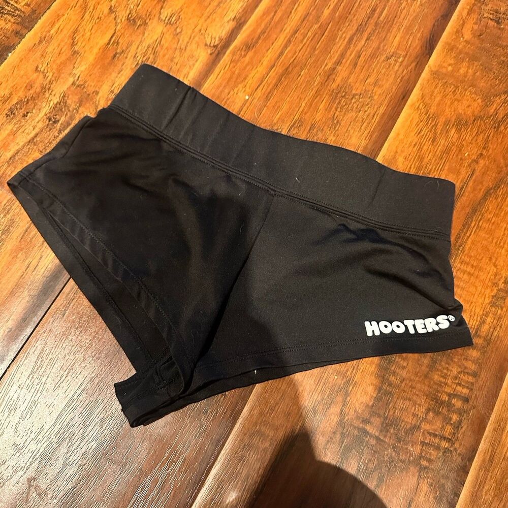 Hooters Black Sexy Women's XXS Thong shorts
